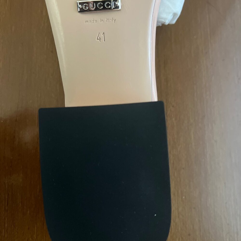 Authentic Gucci Pink Embellished Slide Sandals - Picture 7 of 8